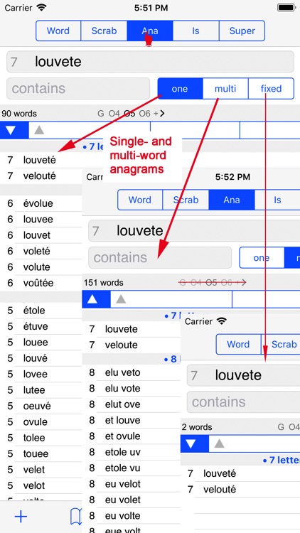 F Words Finder French PRO screenshot-4