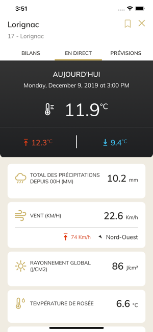 GRAPP Réseau Météo(圖1)-速報App