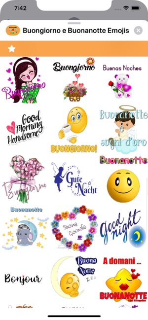 Buongiorno e Buonanotte Emojis(圖4)-速報App