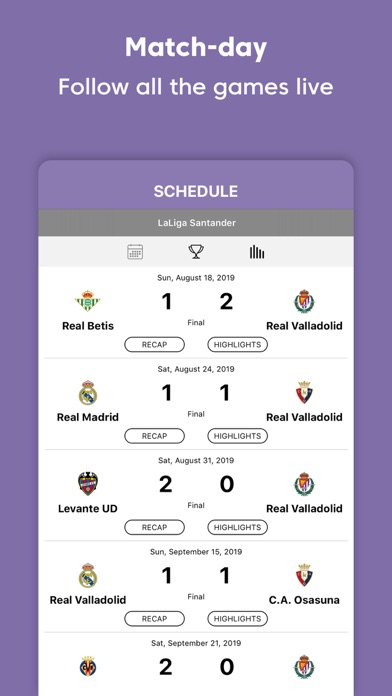 How to cancel & delete Real Valladolid CF Official from iphone & ipad 1