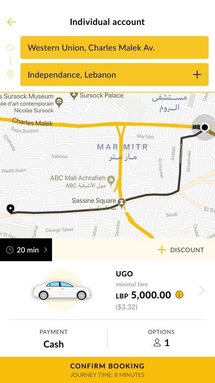 UGO TAXI Get a ride in Lebanon screenshot-4