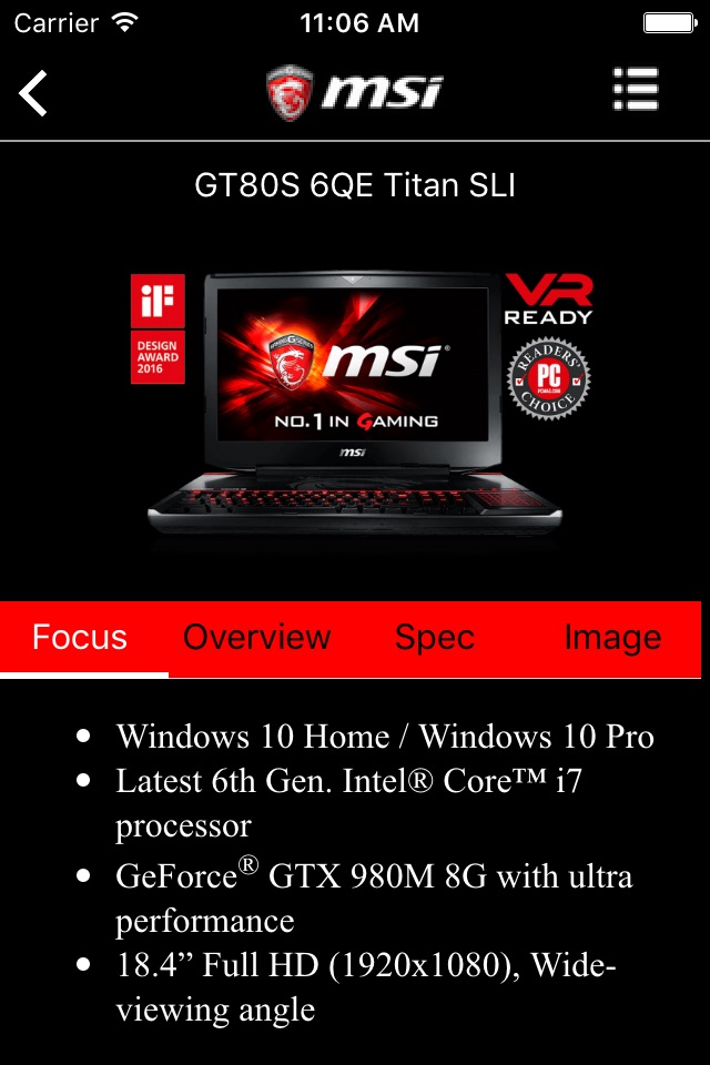 MSI Notebook screenshot 3