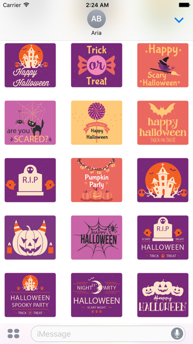 Halloween Emoji Icon Sticker screenshot 3