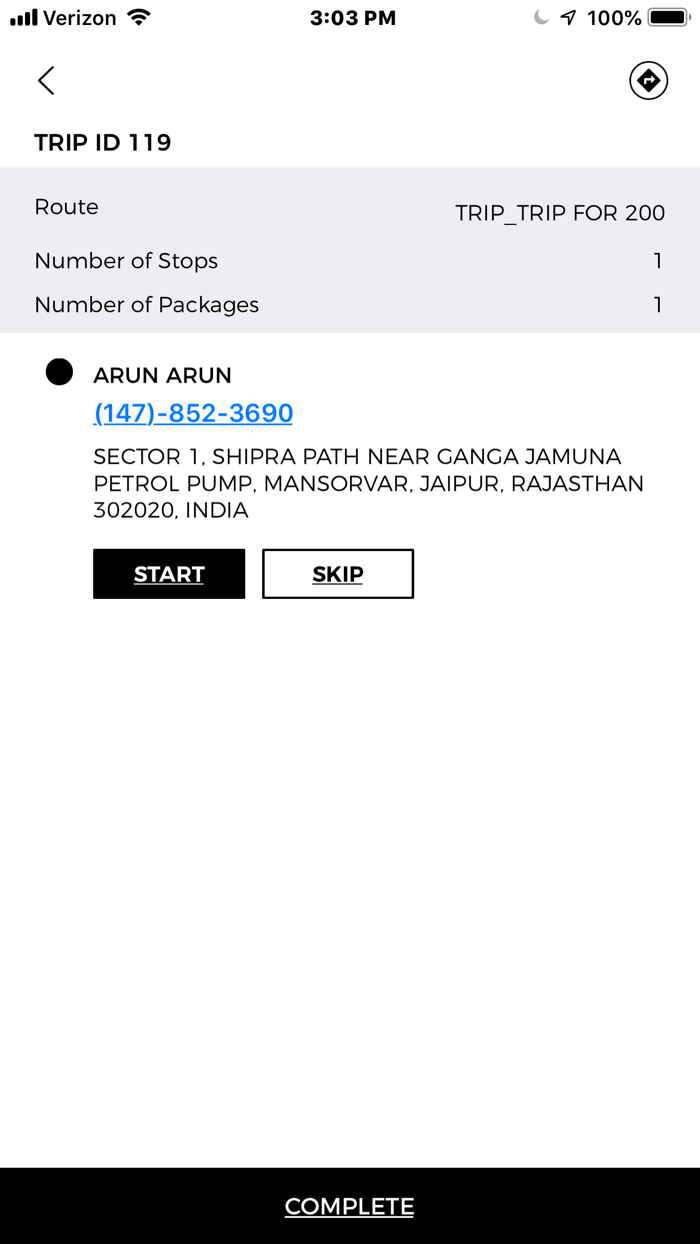 RestaurantRun Driver