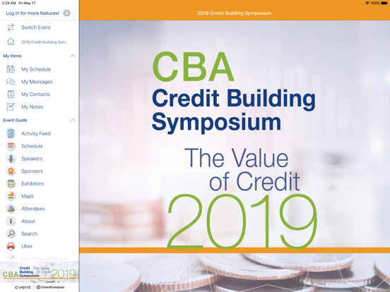 Credit Building Symposium 2019 screenshot 3