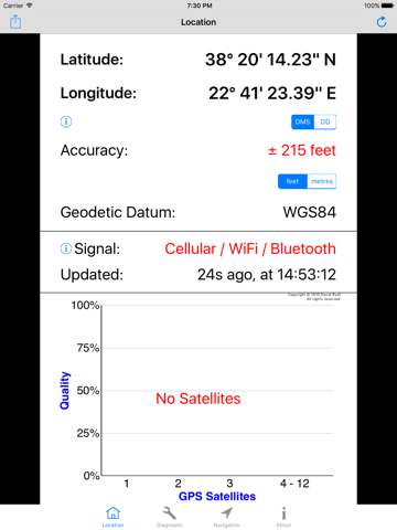 GPS Diagnostic: Satellite Test screenshot 4