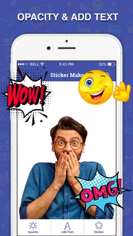 Game screenshot Custom Photo Sticker Maker apk