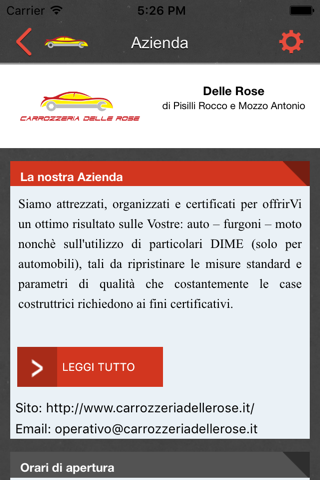 Carrozzeria Delle Rose screenshot 2