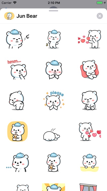 Jun Bear Stickers