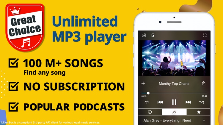 Unlimited Music MP3 Player:MB3 screenshot-0