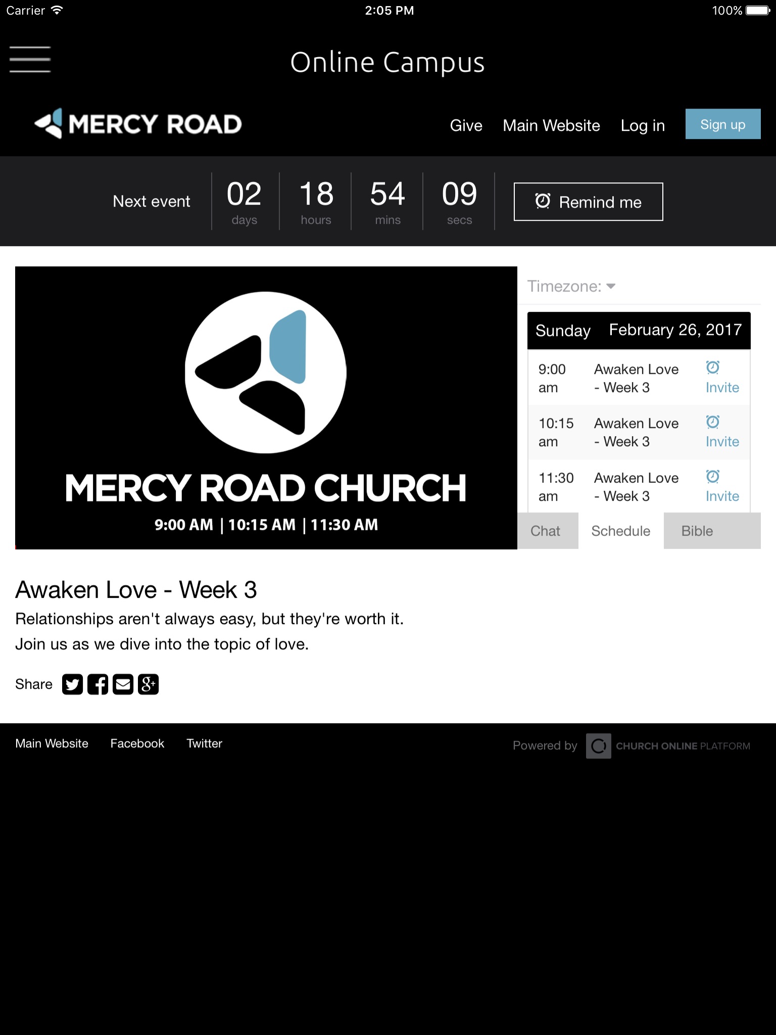 Mercy Road Church screenshot 3