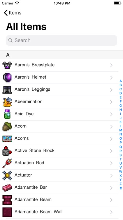 Pocket Wiki for Terraria. screenshot-3