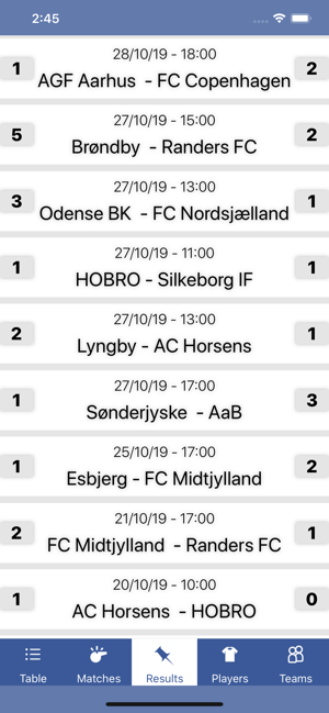 InfoLeague Danish Super League(圖4)-速報App