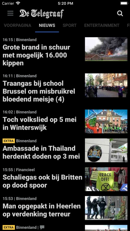 De Telegraaf nieuws screenshot-5