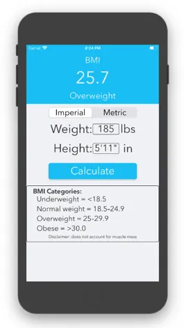 Game screenshot BMI Calculator - Fast & Simple hack