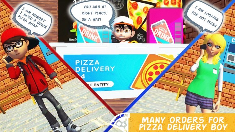 Pizza King Bike Delivery boy screenshot-3