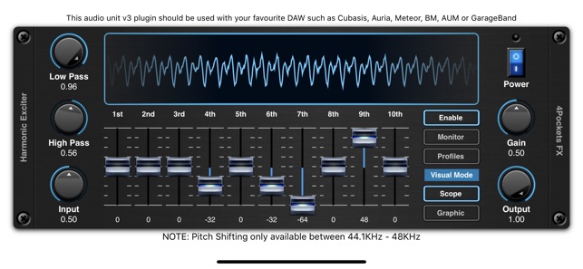 Harmonic Exciter AUv3 Plugin(圖2)-速報App