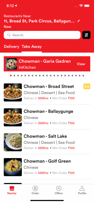 Chowman Food Delivery