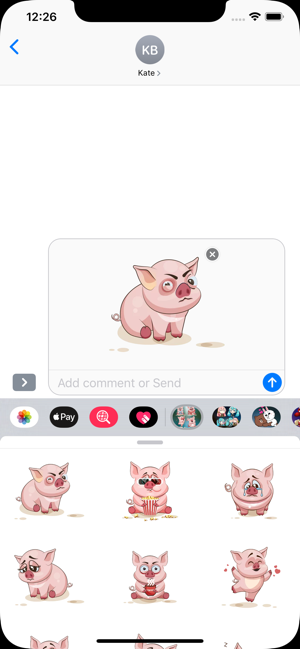 Happy piggy Stickers(圖1)-速報App