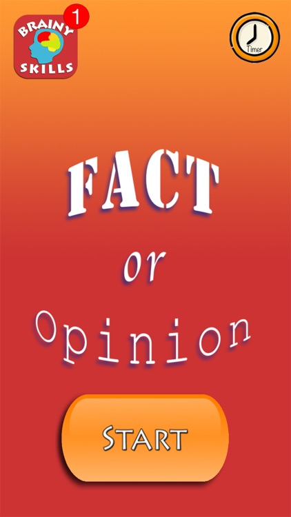 Brainy Skills Fact or Opinion
