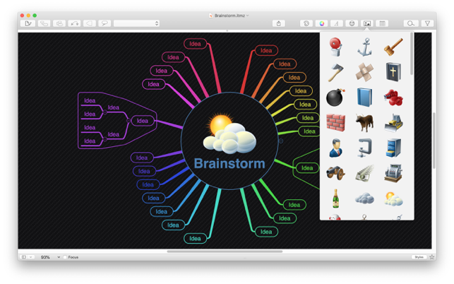 ‎iThoughtsX - Mind Map Screenshot