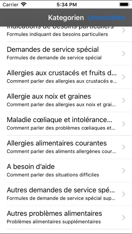 Food Allergies - French screenshot-6