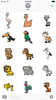 funny animal stickers iphone screenshot 2