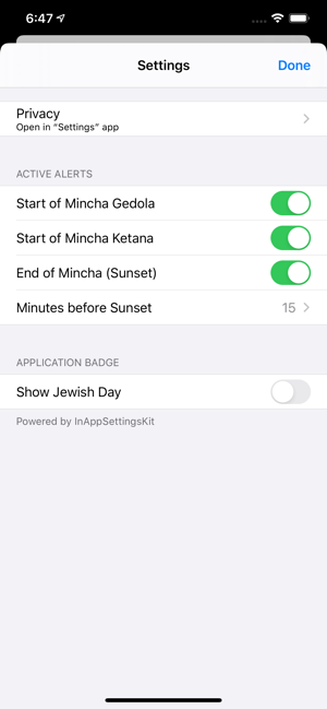 Mincha Alerts Prayer Reminders(圖2)-速報App