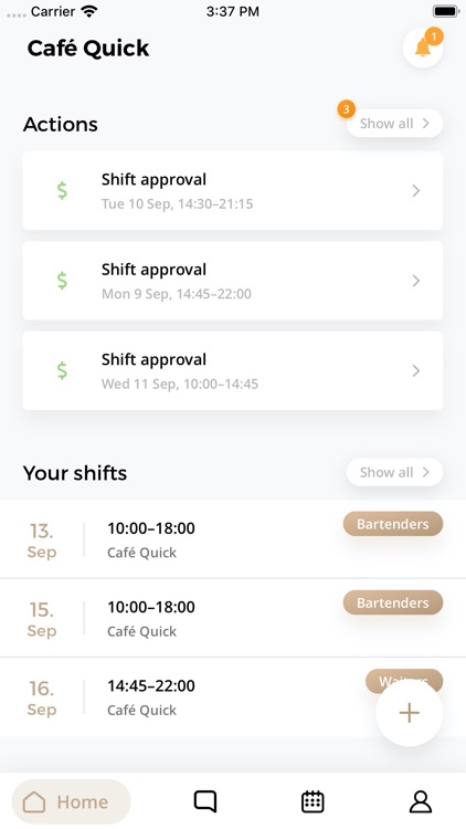 QuickOrder Staff Management
