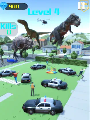 Captura de Pantalla 2 Dinosaur Rampage City iphone