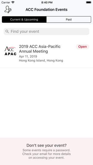 ACC Foundation Events(圖2)-速報App