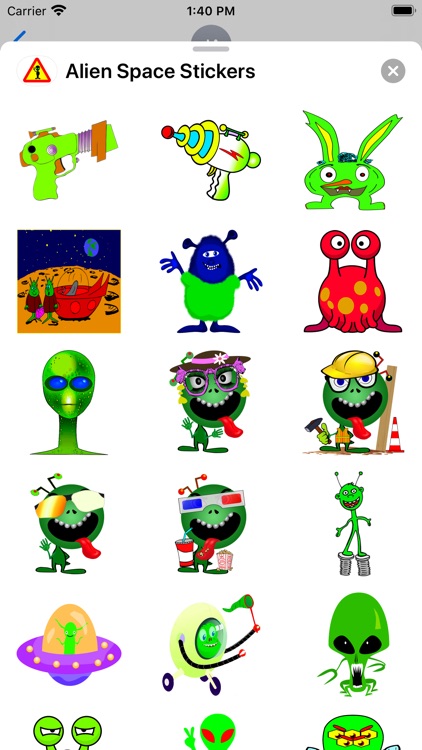 Alien Emoji Space Stickers screenshot-6