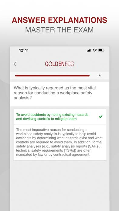 Golden Egg ASP® Practice Test screenshot 3