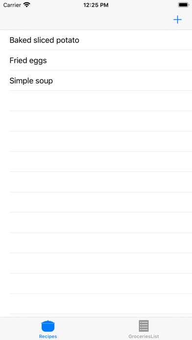 CookBook and Groceries List screenshot 3
