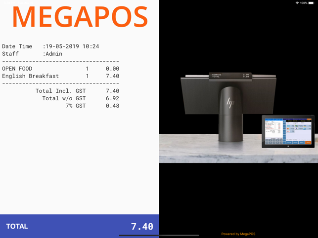 MegaPOS Customer Display