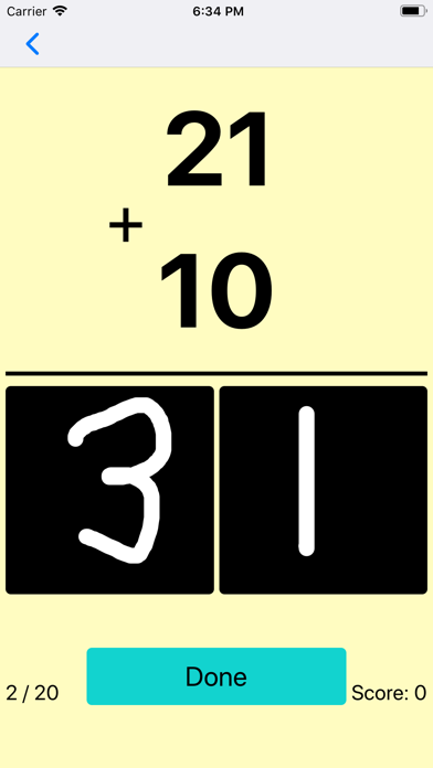 Number writing math 2nd grade screenshot 3