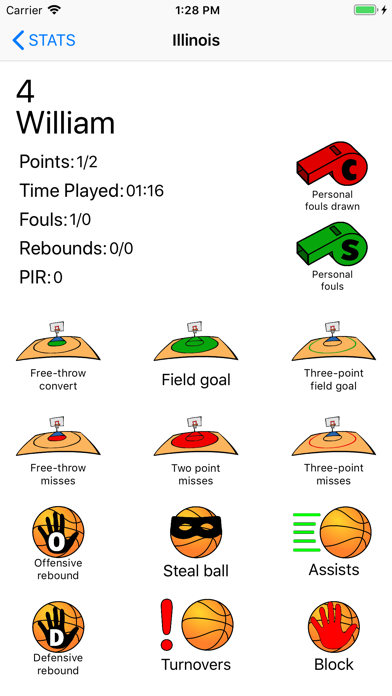 STATS Basketball Lite screenshot 3