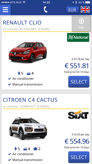 Bookingcar – car hire app screenshot 2