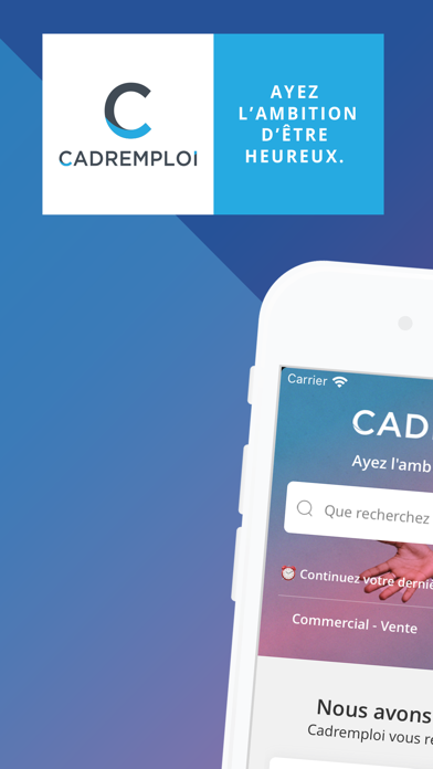 How to cancel & delete Cadremploi : Offres d’Emploi from iphone & ipad 1