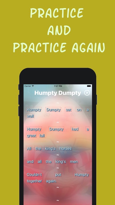 Your first poem: Humpty Dumpty screenshot 3