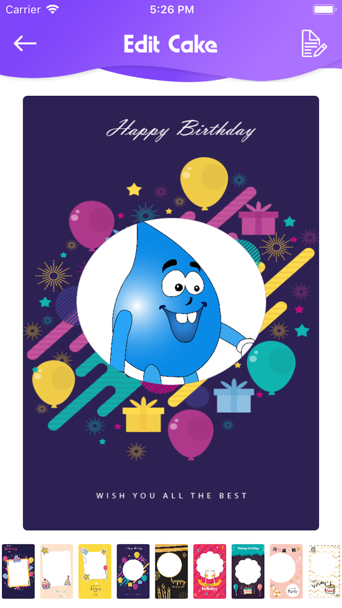 Happy Birthday Greetings App