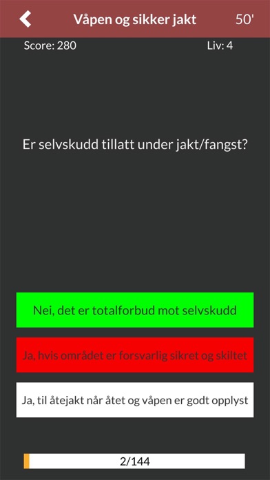 How to cancel & delete Jegerprøvetentamen (JaktQuiz) from iphone & ipad 2