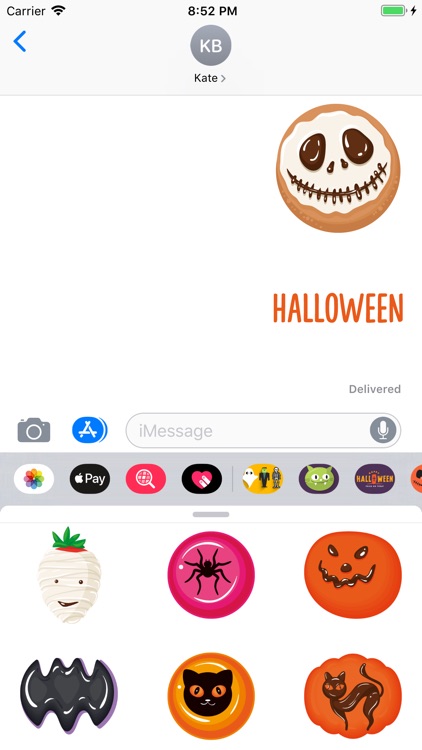 Halloween Countdown Stickers ·