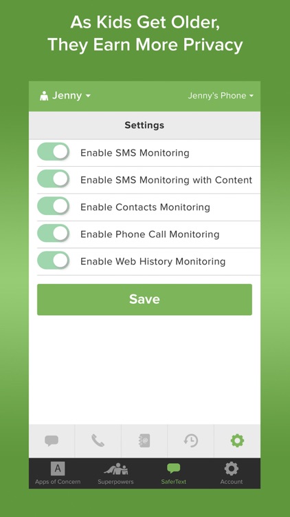SaferKid Text Monitoring App screenshot-4