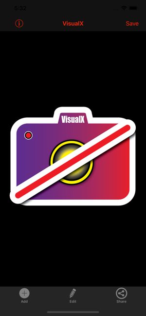 ‎VisualX Photo Editor & Effects Screenshot