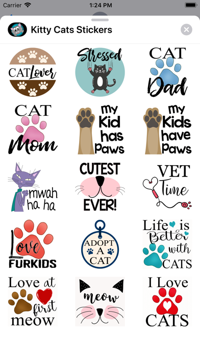 Kitty Cats Stickers screenshot 2