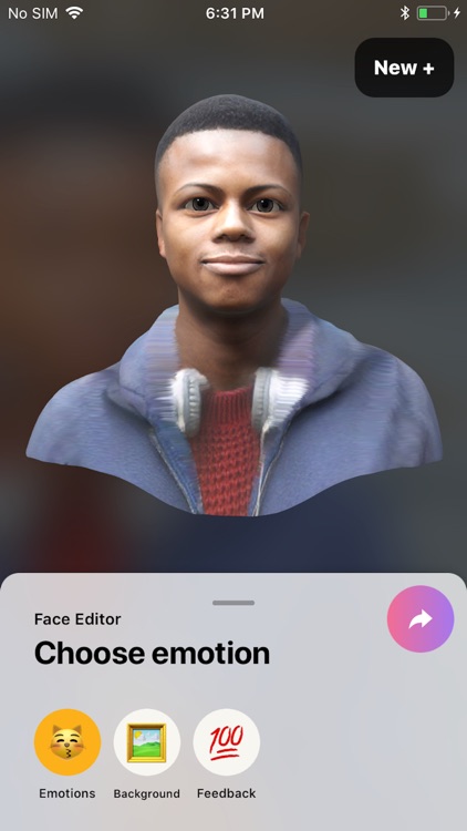 FaceHero - 3D avatar emoji screenshot-9