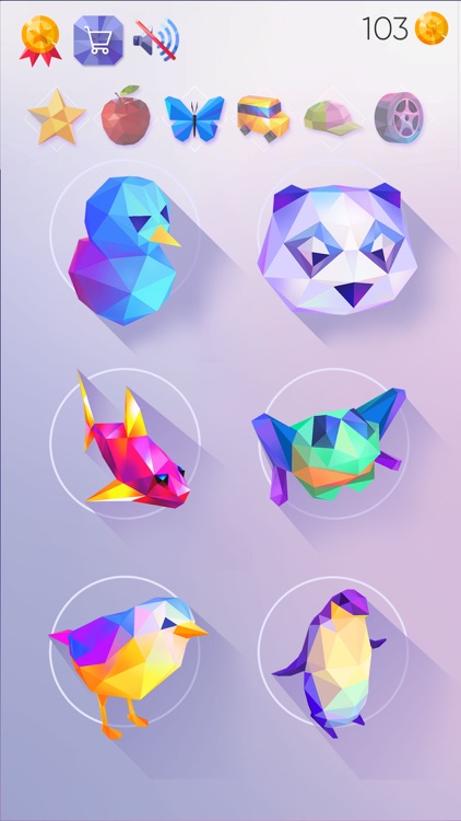 LowPoly 3D Art: Paint by Numbe