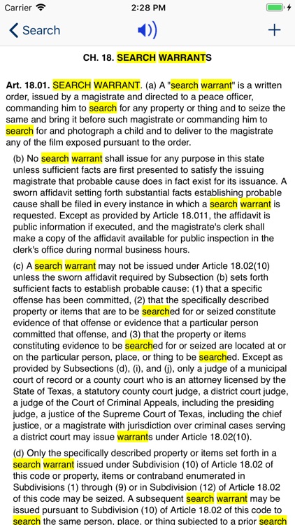 TX Code of Criminal Proc 2020