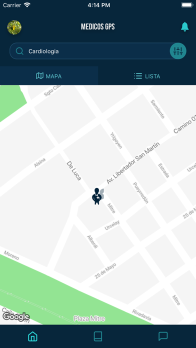 Medicos GPS screenshot 2